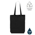 DARGUN - GRS-certified Recycled Cotton Tote Bag with Gusset - Black